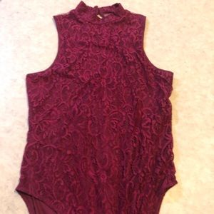 Express bodysuit. Lace